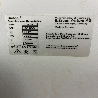 Bbraun Dialog+ Evo Dialysis image 3